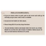 PICK UP DAY INFORMATION