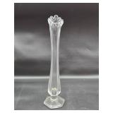 vintage mcm glass swung vase