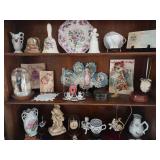 Contents of shelves bells and more