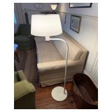 White Floor Lamp by Gerald Thurston for Lightolier