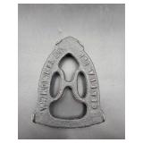 Antique WH Howell Sad Iron Trivet Cast Iron