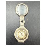 Vintage COMPASS W/ MAGNIFYING GLASS