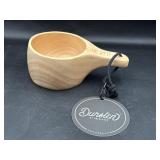 ï¿½berleben Lore kuksa is a hand-carved hardwood mug