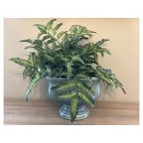 Artificial plant in vase planter home decor