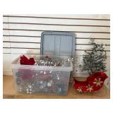 Assorted holiday decor