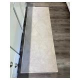 Washable runner w pad 30x85ï¿½