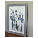 Framed print Blue Romantic Blossoms by Jane Slivka