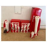 vintage Department 56 Barefoot Santa figurines