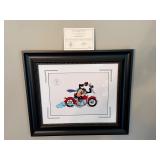 1993 Warner Brothers Sericel  TAZ MOTORCYCLE