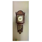 C 1970s New England Clock Company Wall Clock