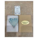 Tammy Leigh Pottery heart magnet