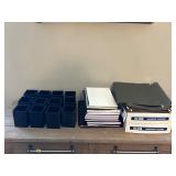 Composition books hanging folders rubber