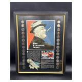 Framed Lincoln Memorial Coins 1946-1973