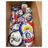 vintage-style reproduction campaign buttons