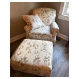 HAVERTYS CHAIR & OTTOMAN