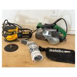 Belt sander and palm sander