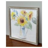 Sunflower framed print 18x18ï¿½