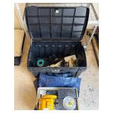 Contico Tote w key & Felker wet saw & contents