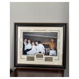 Muhammad Ali Cassius Clay with the Beatles signed