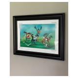 Warner Bros Looney Tunes Playing Soccer Print