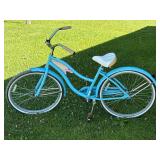 Huffy women's beach cruiser bicycle