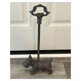 cast iron dog door stopper