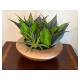 Artificial centerpiece succulent arrangement