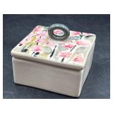 DEMDACO Painterly Floral jewelry trinket box