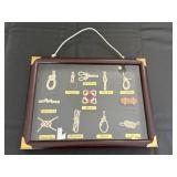 vintage nautical shadow box