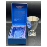 Vintage Thomas Jefferson Pewter Goblet w/Box
