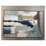 Exhilaration - Framed abstract Canvas