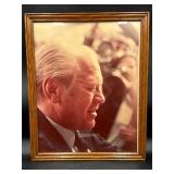 12x15ï¿½ framed vintage photograph Gerald Ford