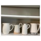 Modern decor pitcher vases