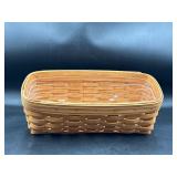 Longaberger basket w plastic protector liner