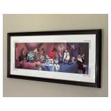 Framed Looney Tunes Juice Joints seriolithograph