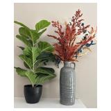 Artificial arrangements planter and vase jug