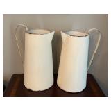 Over sized metal pitcher
