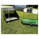 John Deere 44-inch tow-behind lawn sweeper