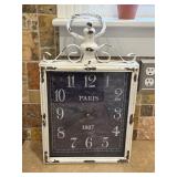 Modern decor metal clock