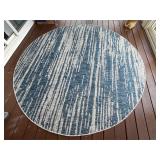 Round indoor outdoor rug 8ï¿½