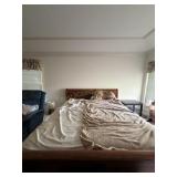 King Size Sleigh Bed Frame and Mattress
