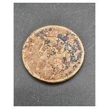 1856 US Braided Hair One Cent Coin