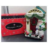2006 Radko Doorstep Delight Santa Ornament