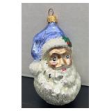 1990s Radko Santa Claus Head Ornament