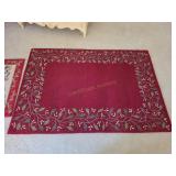 2 Christmas/ Holiday Area Rugs