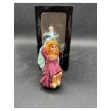 Christopher Radko Angel w/ Star Glass Ornament