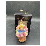 Christopher Radko Angel Cupcake Christmas Ornament