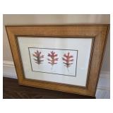 'Scarlet Oak' Framed B. Papais Signed Art Print