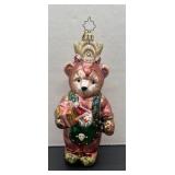 Radko Muffy The Red-Nosed Reinbear Ornament