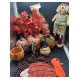 Lot of Harvest & Thanksgiving Autumn Decor